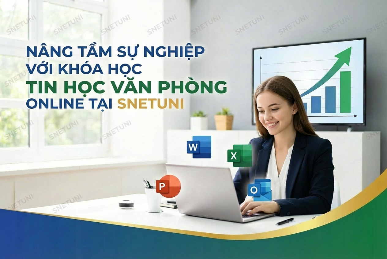Nâng Tầm Sự Nghiệp Với Khóa Học Tin Học Văn Phòng Online Tại Snetuni