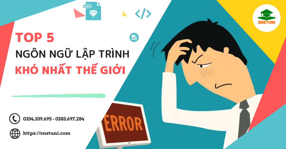TOP 5 NGÔN NGỮ LẬP TRÌNH KHÓ NHẤT THẾ GIỚI