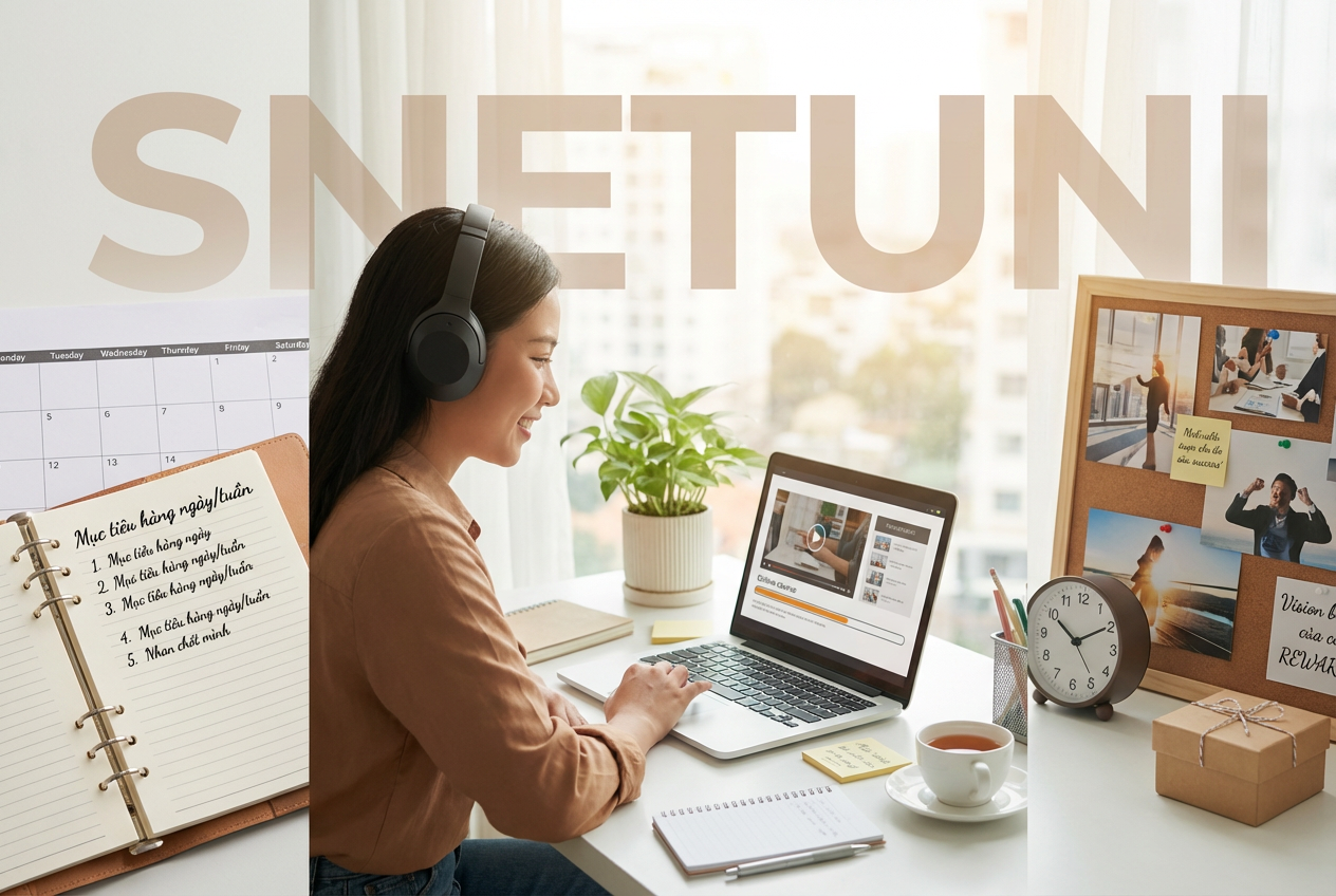 Duy trì động lực và vượt qua sự trì hoãn để học online hiệu quả