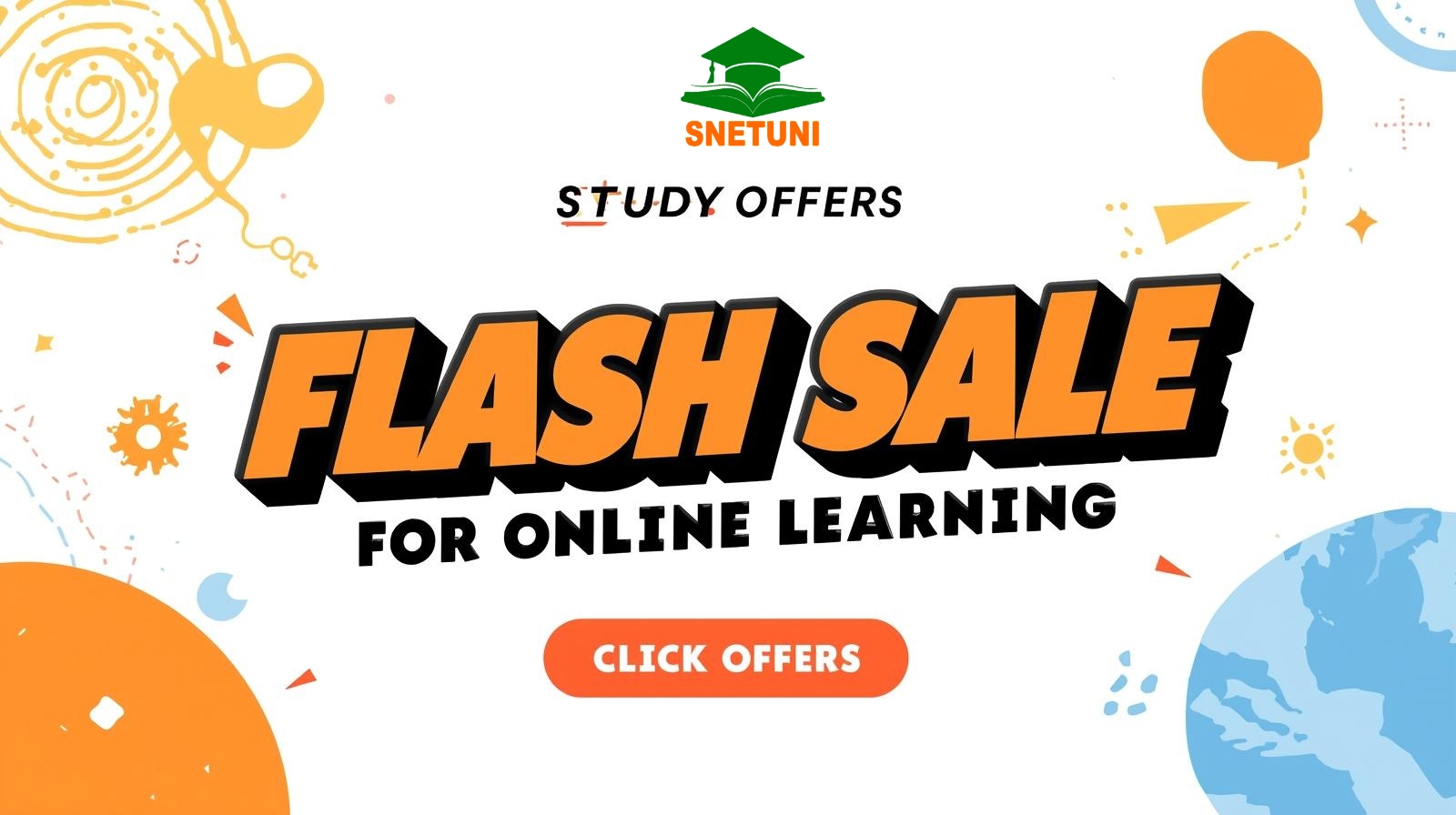 Combo học tập - Ưu đãi cực hời cho các khóa học online trên nền tảng giáo dục trực tuyến SnetUni 