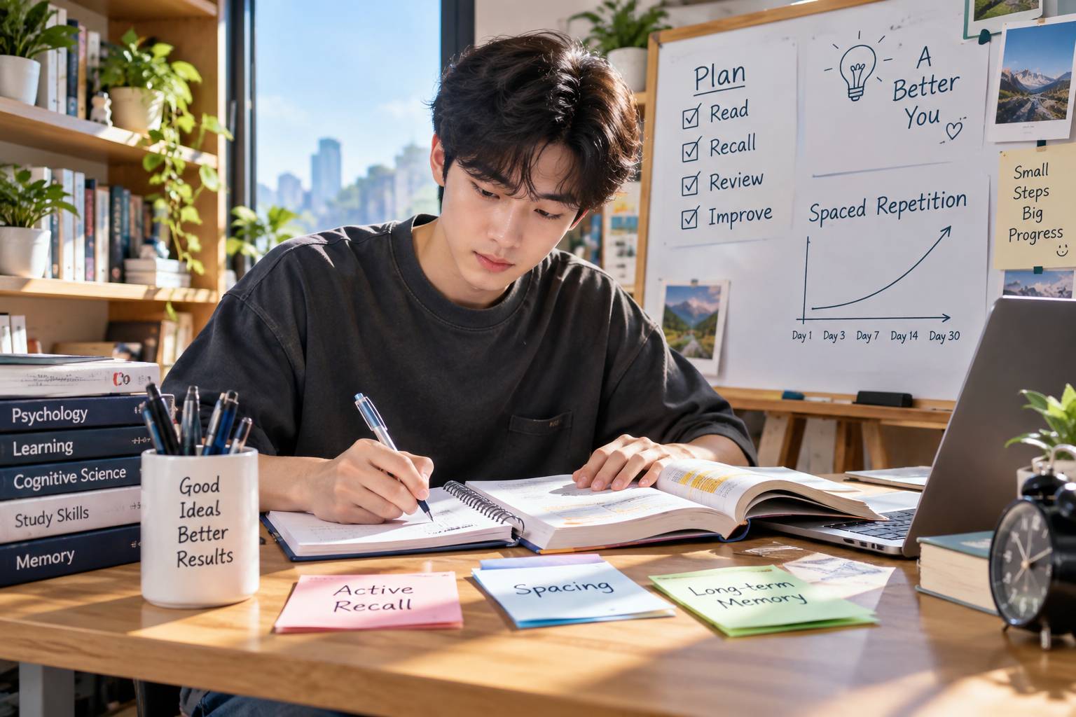 Sự kết hợp giữa Active Recall và Spacing tạo ra một giải pháp học tập bứt phá giúp não bộ vận hành tối đa để truy xuất thông tin thay vì chỉ đọc lại tài liệu một cách thụ động