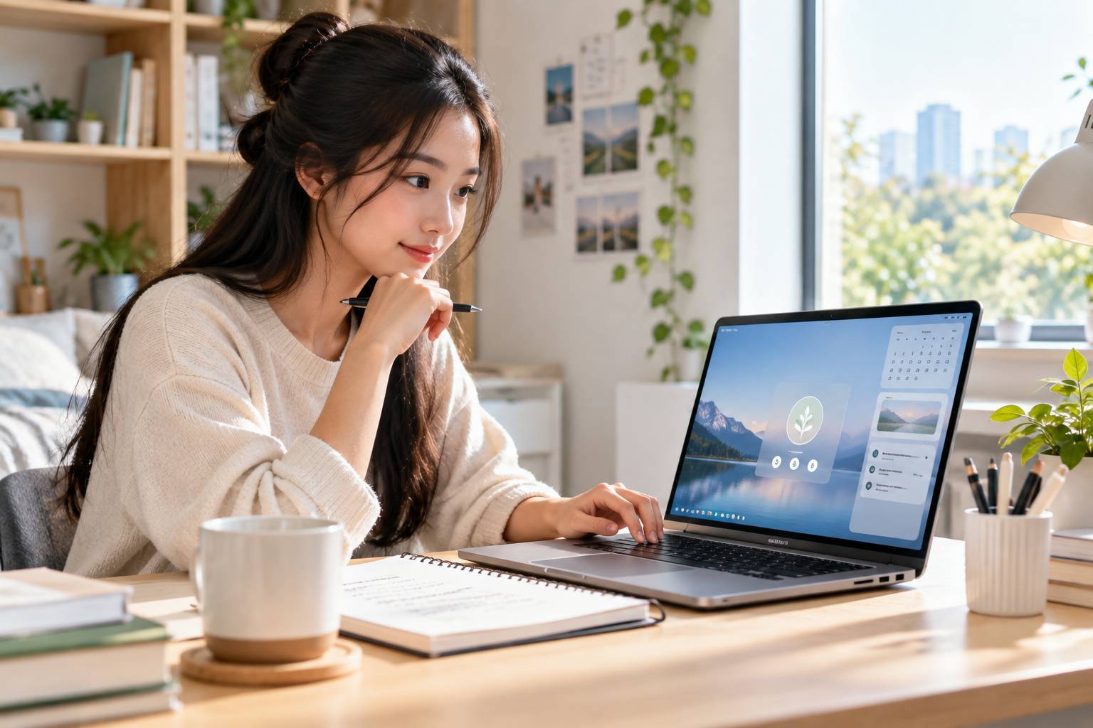 Windows Focus giúp người học tập trung giải bài tập nhờ danh sách nhạc thư giãn được đồng bộ tự động trên máy