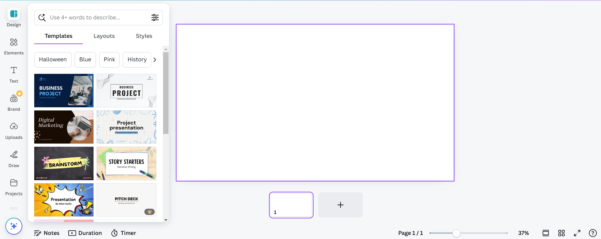 Dùng AI tạo bài thuyết trình chuyên nghiệp 