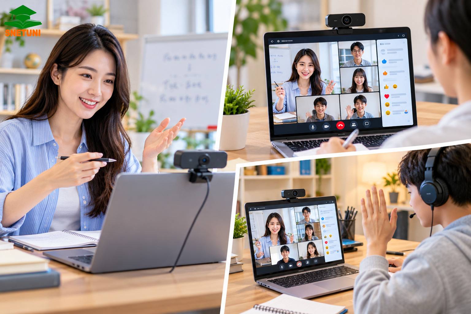 Phòng học tương tác trực tuyến SNETUNI MEET - Trợ thủ đắc lực cho việc giảng dạy online hiệu quả 