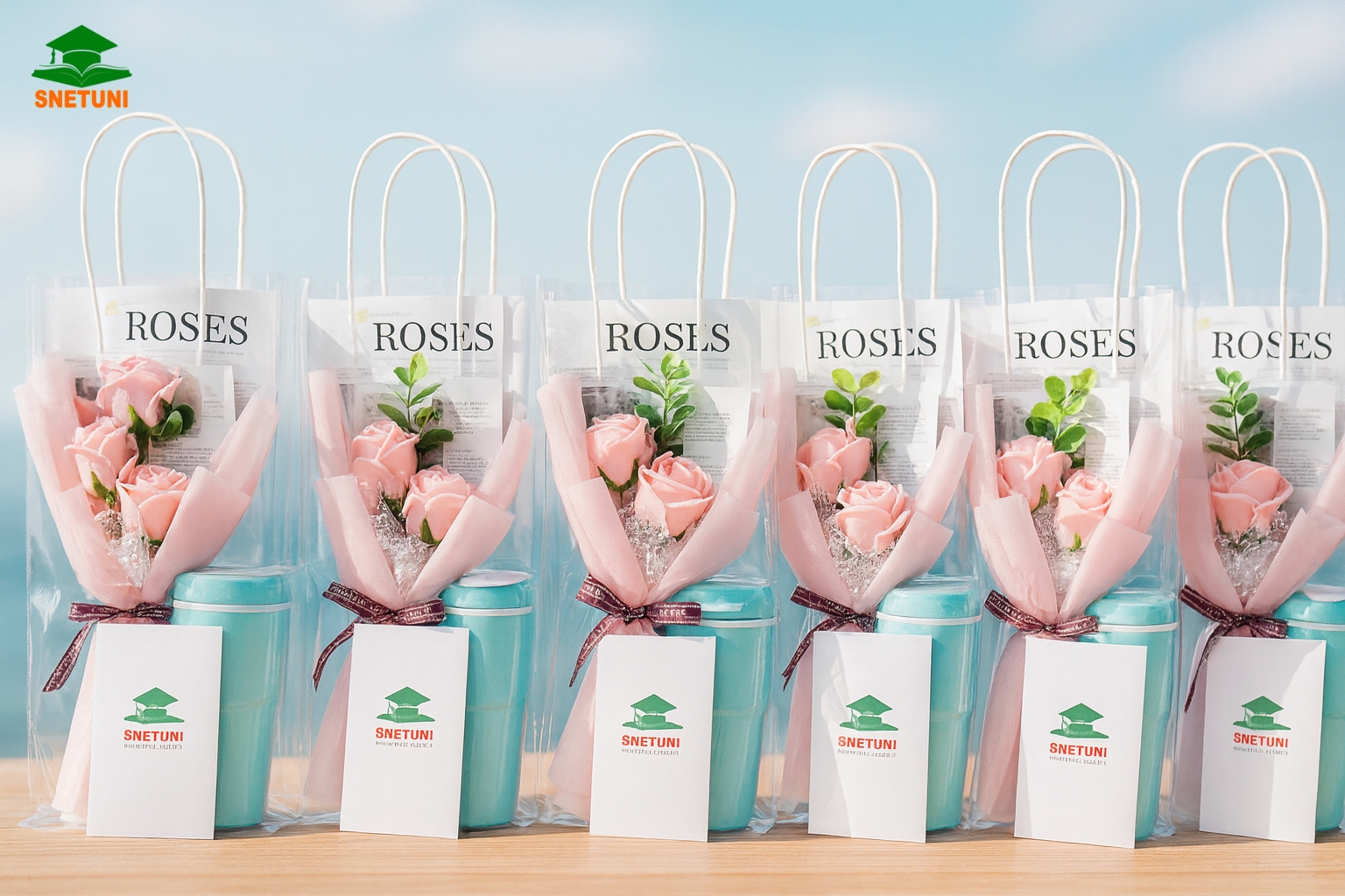 Những bông hoa và quà tặng cùng ngàn lời tri ân sâu sắc của SNETUNI gửi tới các thầy cô nhân ngày 20/11